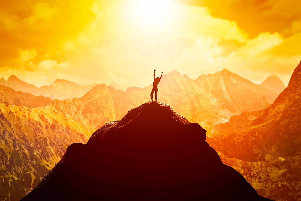 person-mountain-top